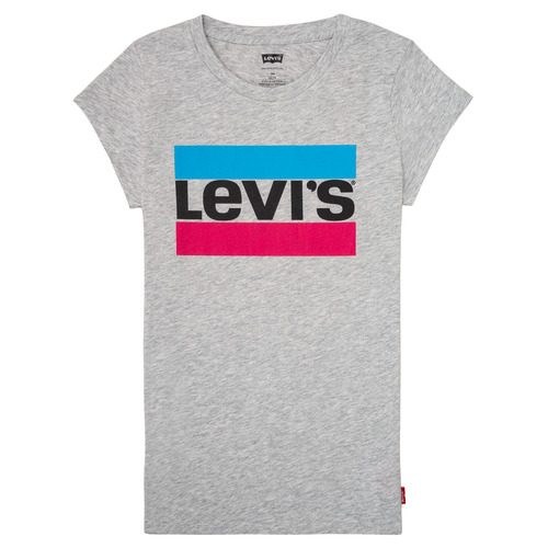 Textil Rapariga T-Shirt mangas curtas Levi's SPORTSWEAR LOGO TEE Cinza