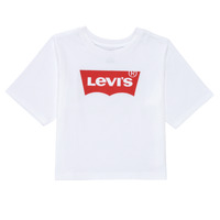 Textil Rapariga Kids camouflage print T-shirt Marrone Levi's LIGHT BRIGHT HIGH RISE TOP Branco