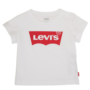Textil Criança T-Shirt mangas curtas Levi's BATWING TEE Branco