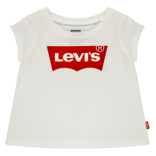 Textil Rapariga Mesas de cabeceira Levi's BATWING TEE Branco