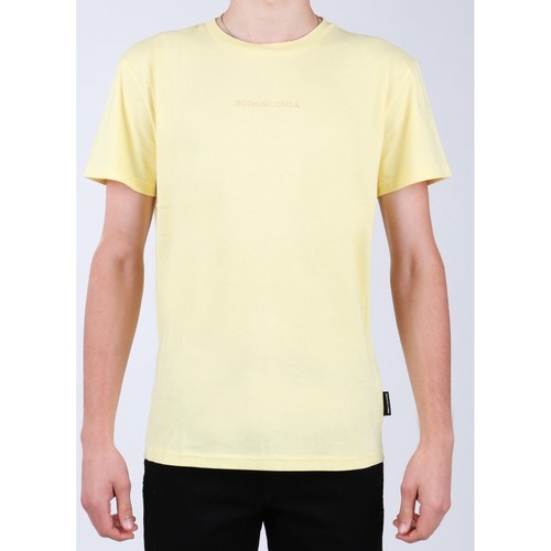 Textil Homem T-shirts e Pólos DC coralarba Shoes DC EDYKT03376-YZL0 Amarelo