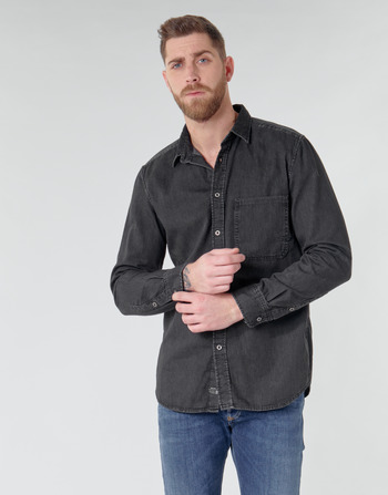 Textil Homem Camisas mangas comprida Diesel D-BER-P Preto