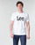 Textil Homem T-Shirt mangas curtas Lee LOGO TEE SHIRT Branco