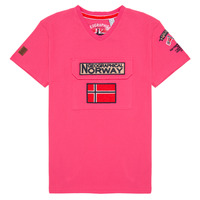 Textil Rapaz T-Shirt mangas curtas Geographical Norway JIRI Rosa