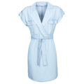 Vestidos curtos NMVERA  Azul Disponível em tamanho para senhora. S,M,XL,XS.Mulher > Roupas > Vestidos