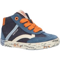 Sapatos Rapaz Sapatilhas de cano-alto Geox B92A7E 01022 B KILWI Azul