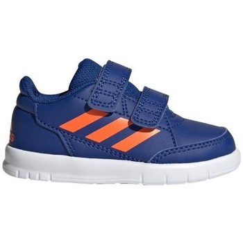 Sapatos Criança Sapatilhas girl adidas Originals Alta Sport CF I Cor de laranja, Branco, Azul marinho