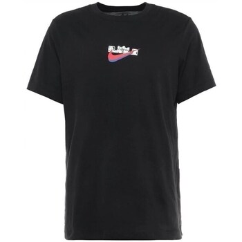 Textil Homem T-Shirt mangas curtas Nike Drifit Lebron Preto