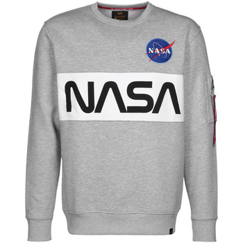 Textil Homem Sweats Alpha NASA Inlay Sweater Cinza