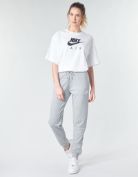 Textil Mulher Calças de treino Nike W NSW ESSNTL PANT REG FLC Cinza / Branco