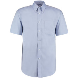 Textil Homem Camisas mangas curtas Kustom Kit KK109 Azul claro