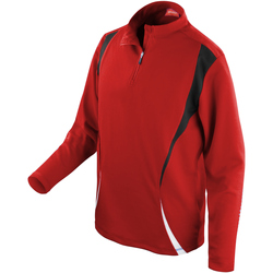Textil Casacos fato de treino Spiro S178X Vermelho/preto/branco