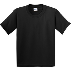 Textil Criança T-Shirt mangas curtas Gildan 5000B Preto