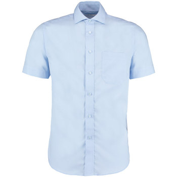 Textil Homem Camisas mangas curtas Kustom Kit KK115 Azul claro