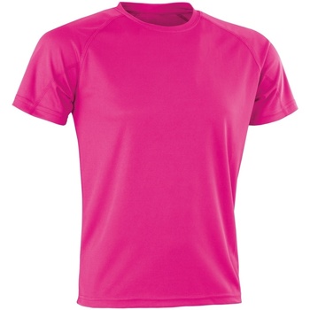 Textil T-Shirt mangas curtas Spiro Aircool Flo Pink