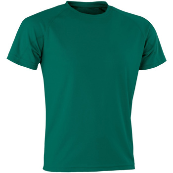 Textil T-Shirt mangas curtas Spiro Aircool Garrafa Verde