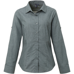 Textil Mulher camisas Premier PR317 Gorro Cinzento