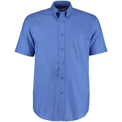 Textil Homem Camisas mangas curtas Kustom Kit KK350 Azul Italiano