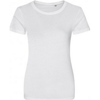 Textil Mulher T-Shirt mangas curtas Ecologie EA01F Branco