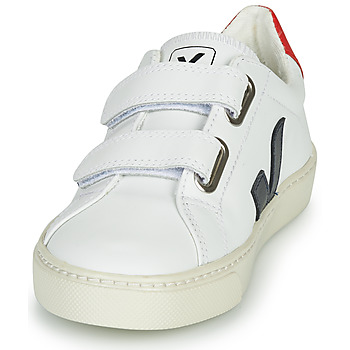 sneakers veja shoes white orange fluo marsala