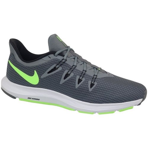 Sapatos Homem Sapatilhas de corrida Nike Quest Verde claro, Cinzento, Branco