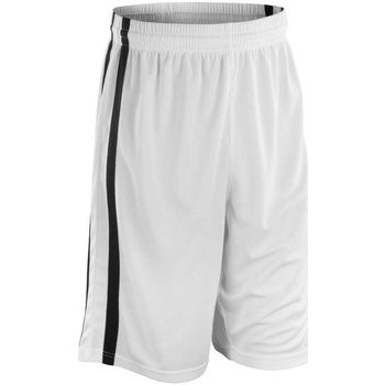 Textil Homem Shorts / Bermudas Spiro S279M Branco/Preto