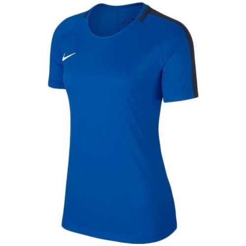 Textil Mulher T-Shirt mangas curtas Nike shield men Nike shield lunar trainer 1 grey volt metallic paint Azul