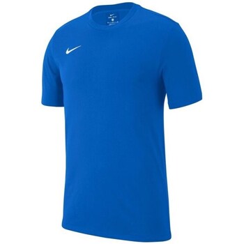 Textil Rapaz T-Shirt mangas curtas Nike 36-38-39 JR Team Club 19 Azul