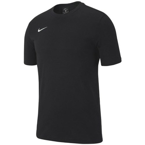 Textil Rapaz T-Shirt mangas curtas Nike JR Team Club 19 Preto