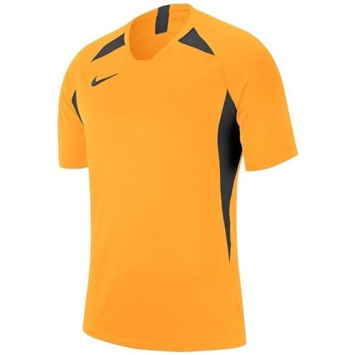 Textil Homem T-Shirt mangas curtas Nike Legend SS Jersey Preto, Cor de laranja