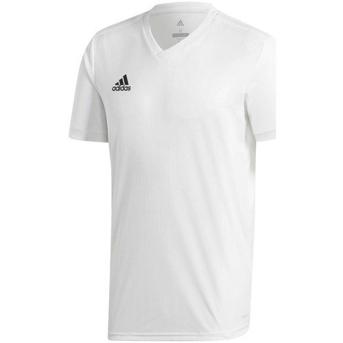 Textil Rapaz T-Shirt mangas curtas adidas Originals Tabela 18 Branco