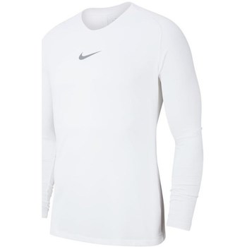 Textil Homem T-shirt mangas compridas Nike Dry Park First Layer Branco