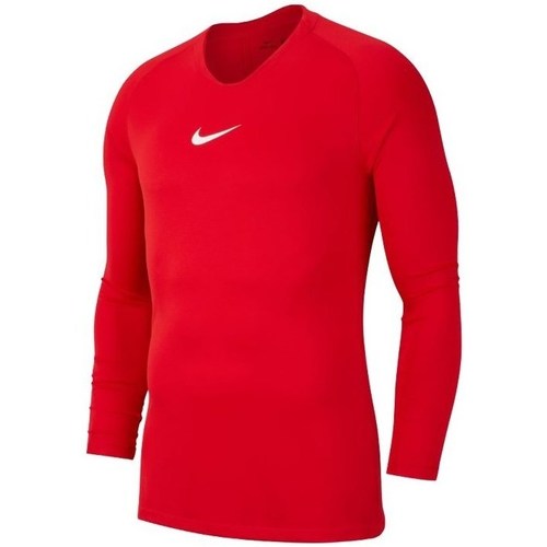 Textil Homem T-Shirt mangas curtas Nike patent Dry Park First Layer Vermelho