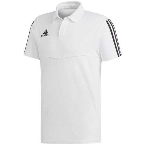 Textil Homem Mamalicious Weißes T-Shirt mit Schößchensaum adidas Originals Tiro 19 Branco