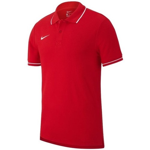 Textil Homem T-Shirt mangas curtas Nike Team Club 19 Vermelho
