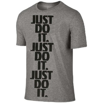 Textil Homem T-Shirt mangas curtas Nike Nsw Hybrid Jdi Stack Tee Cinza