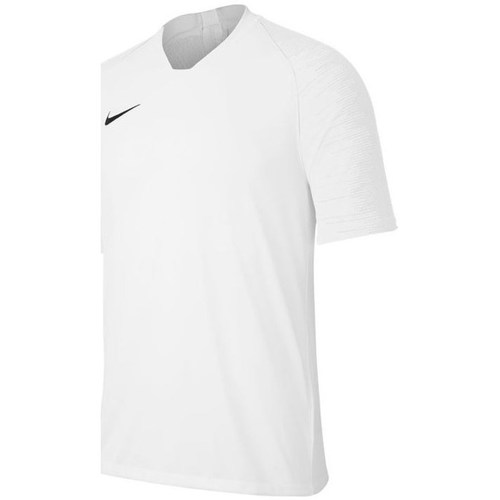 Textil Homem T-Shirt mangas curtas Nike Dry Strike Jersey Branco
