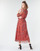 Textil Mulher Vestidos compridos Vero Moda VMGLAMMY Vermelho
