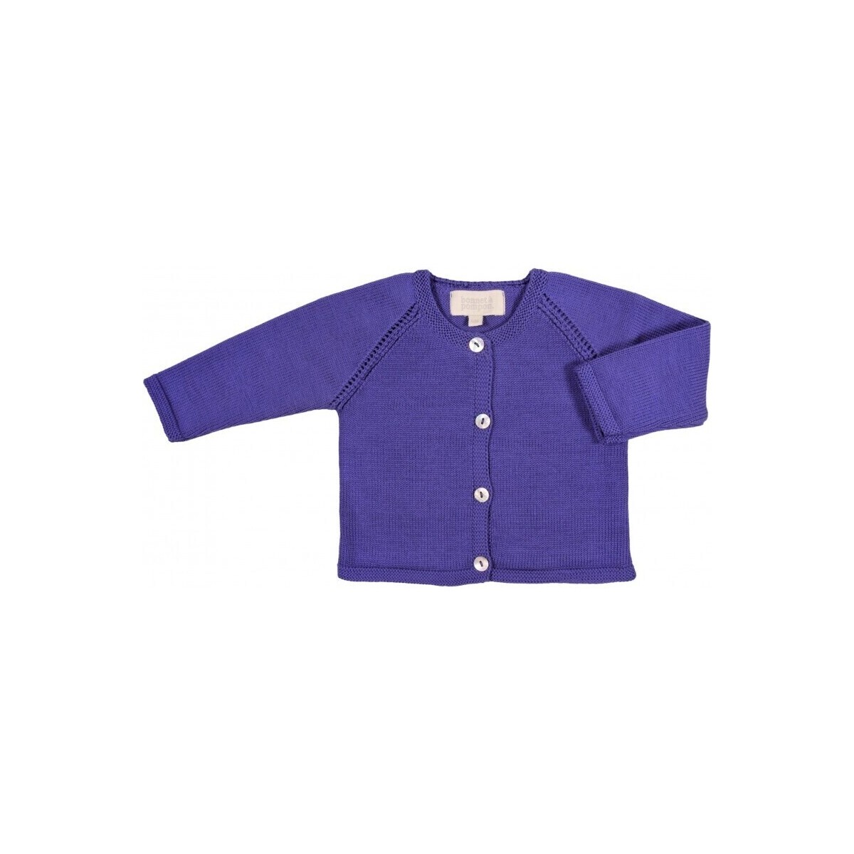 Textil Criança Casacos de malha Bonnet À Pompon 14TO24-82 Azul