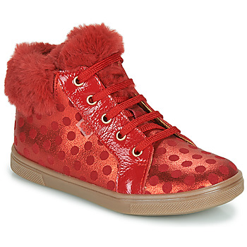 Sapatos Rapariga Sapatilhas de cano-alto GBB JUNA Vermelho