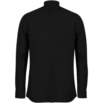 Textil Homem Camisas mangas comprida Henbury HB512 Preto