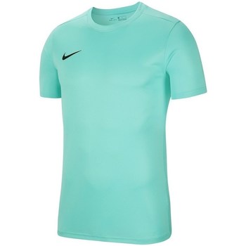 Textil Rapaz T-Shirt mangas curtas Nike plains JR Dry Park Vii Cor azul-turquesa