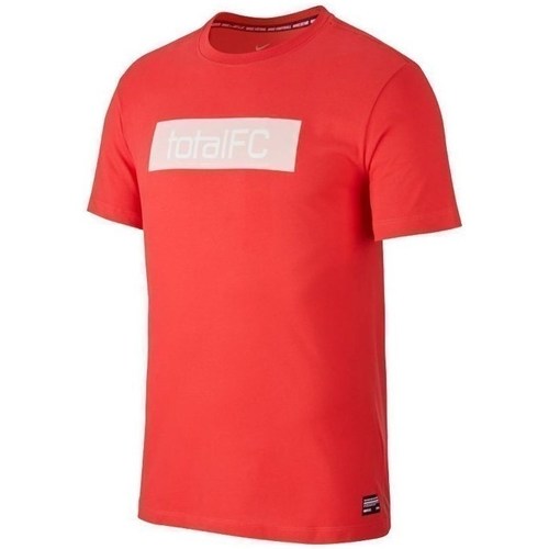 Textil Homem T-Shirt mangas curtas Nike eclipse FC Dry Tee Seasonal Vermelho