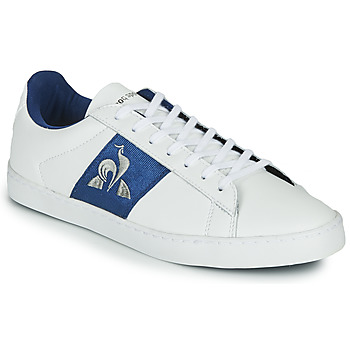 Sapatos Mulher Sapatilhas Le Coq Sportif ELSA Branco / Azul