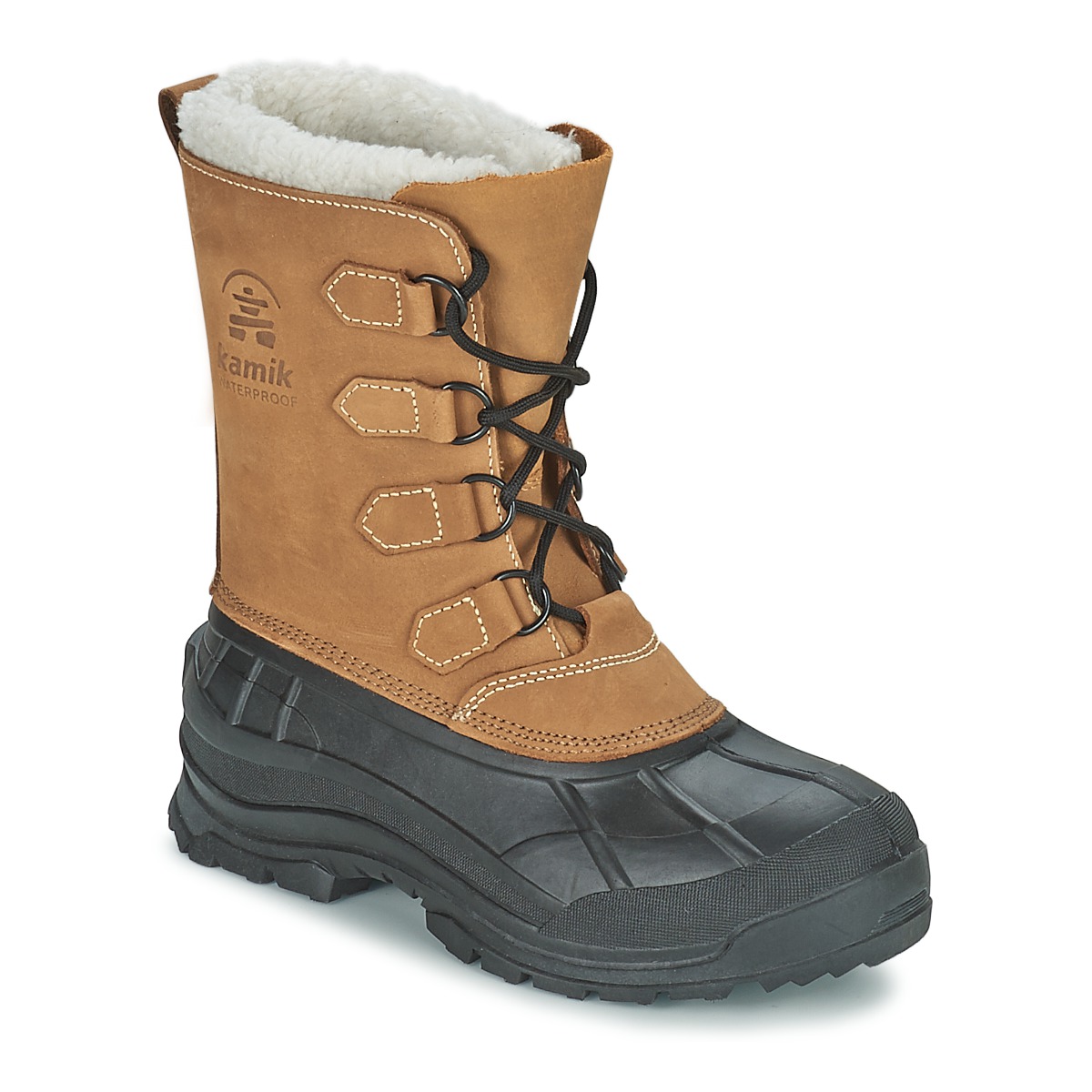 Sapatos Homem Botas de neve KAMIK ALBORG Castanho
