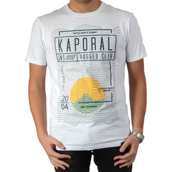 Textil Homem We11done logo-print colour-block T-shirt Kaporal 144934 Branco