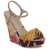 Sapatos Mulher Sandálias Bourne KARMEL Bege / Multicolor
