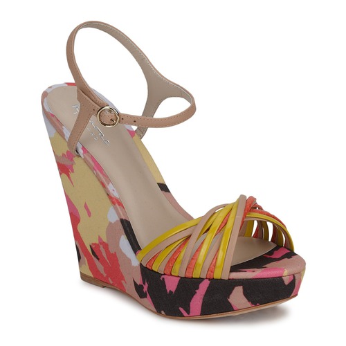 Sapatos Mulher Sandálias Bourne KARMEL Bege / Multicolor