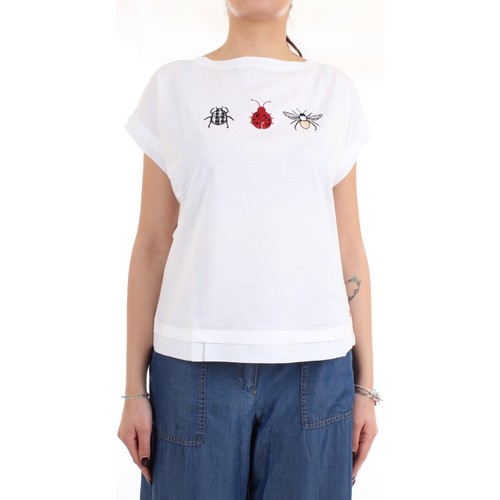 Textil Mulher T-Shirt mangas curtas Pennyblack 39715220 Branco