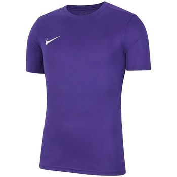 Textil Homem T-Shirt mangas curtas Nike Dsquared2 logo-patch long-sleeve T-shirt Violeta